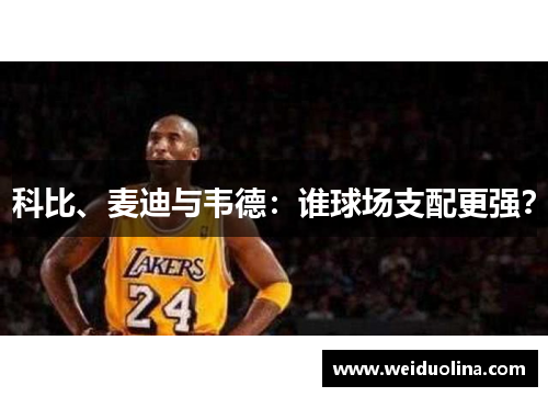 科比、麦迪与韦德：谁球场支配更强？